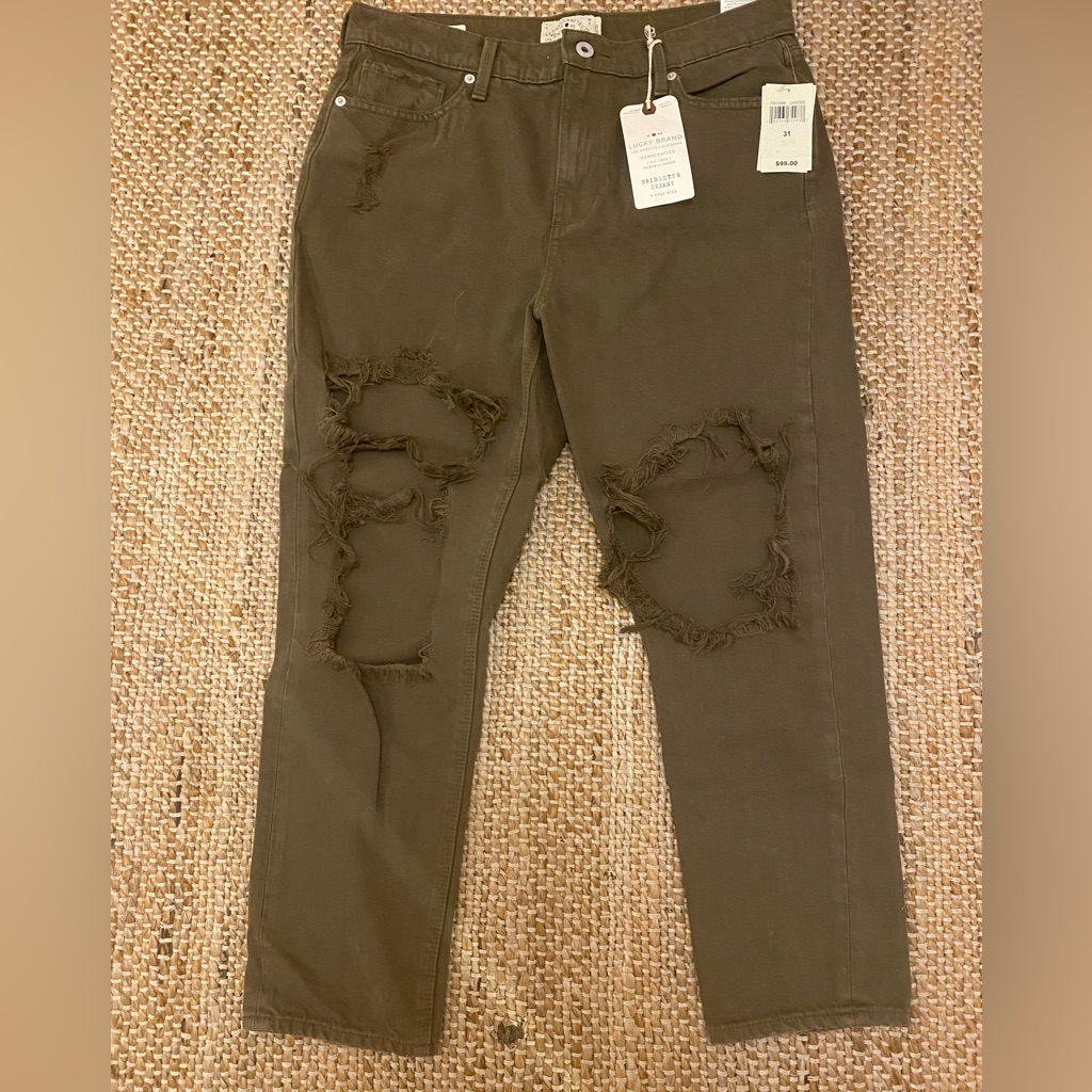 Lucky Brand Jeans Nwt  Army Green